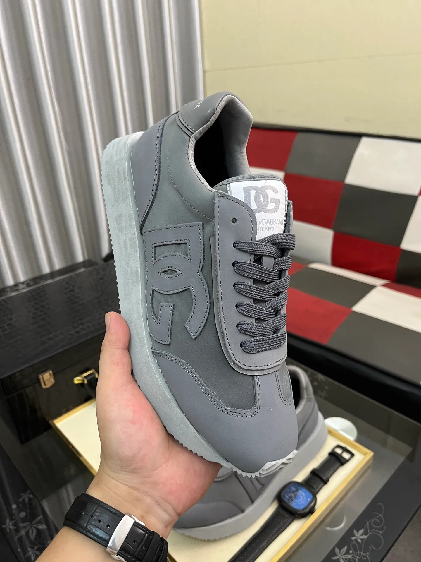 Men's shoes💰458⌚️⌚️【DG】Latest official website high-top casual, men's shoes original quality imported cowhide➕Yangli [Proud] In terms of materials and workmanship, it beats all versions on the market💕Highest quality shipments. Real photos, imported fabrics highlight the unique charm of the brand😘The shoelaces are also original custom-made👻Classic lace-up shoes, very comfortable on the feet, size 35-46